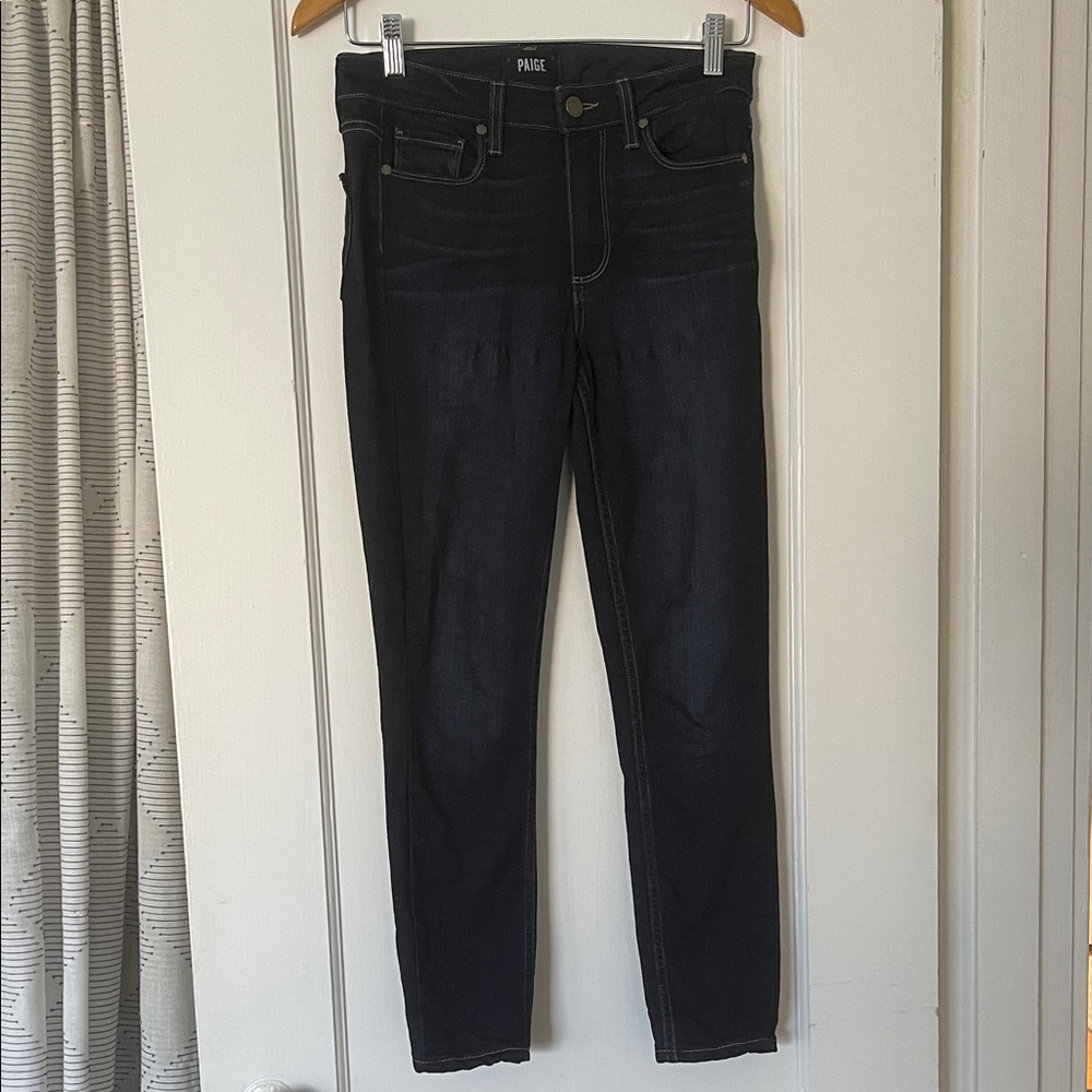 PAIGE Hoxton Ankle Women's Dark Skinny Jeans Size 26